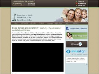 Web site www.baypointedental.net, Bay Pointe Dental